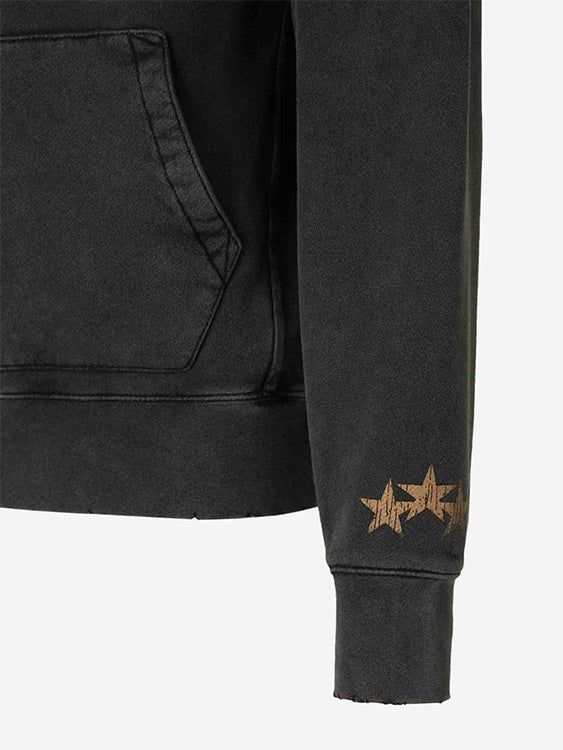 Amiri Vintage Pegasus Oversized Hoodie Black