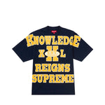 Supreme Overprint Knowledge S/S Top Navy - SS24KN62-NVY