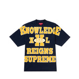 Supreme Overprint Knowledge S/S Top Navy - SS24KN62-NVY