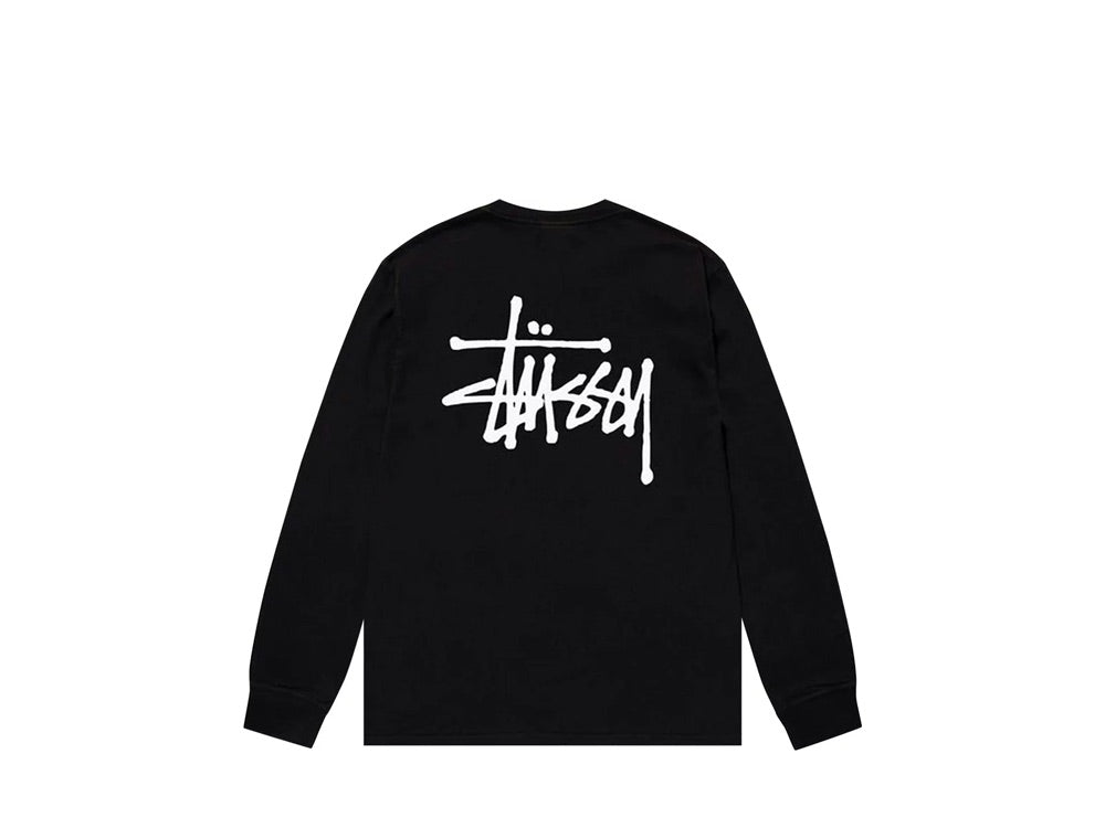 Stussy Basic Long Sleeve Tee Black