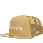 Supreme Box Logo Mesh Back New Era Cap (SS24) Light Gold - SS24H14-GLD