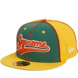 Supreme x New Era Piping Script Logo Cap Yellow