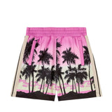 Palm Angels Sunset Track Shorts Purple/Black - PMCL002S23FAB0023710