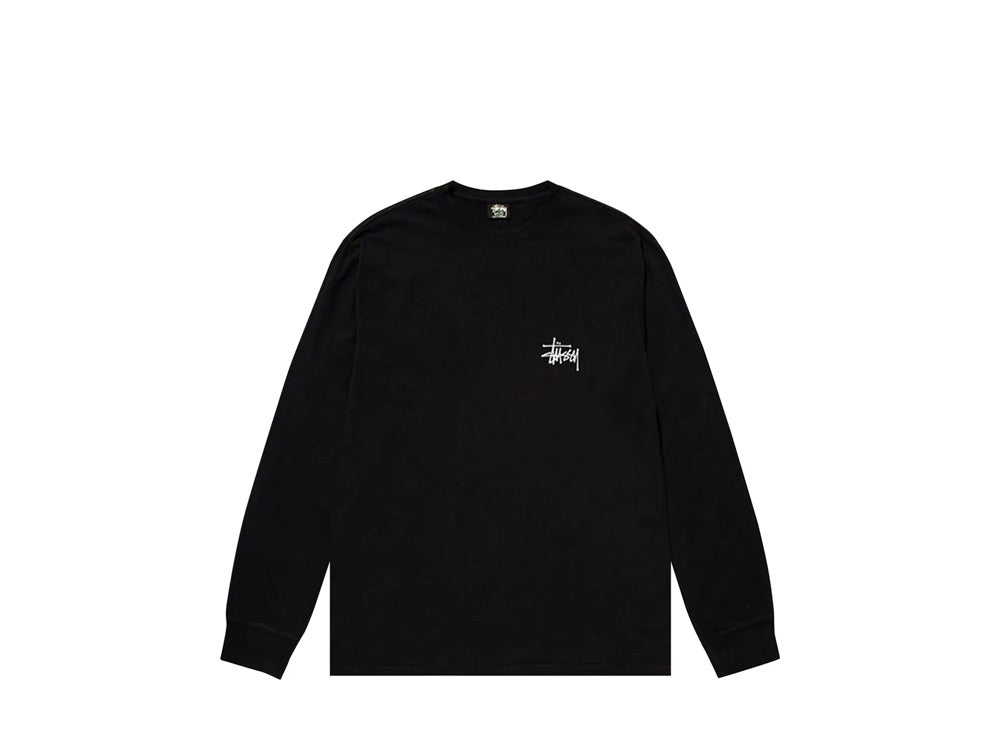 Stussy Basic Long Sleeve Tee Black