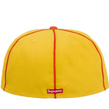 Supreme x New Era Piping Script Logo Cap Yellow