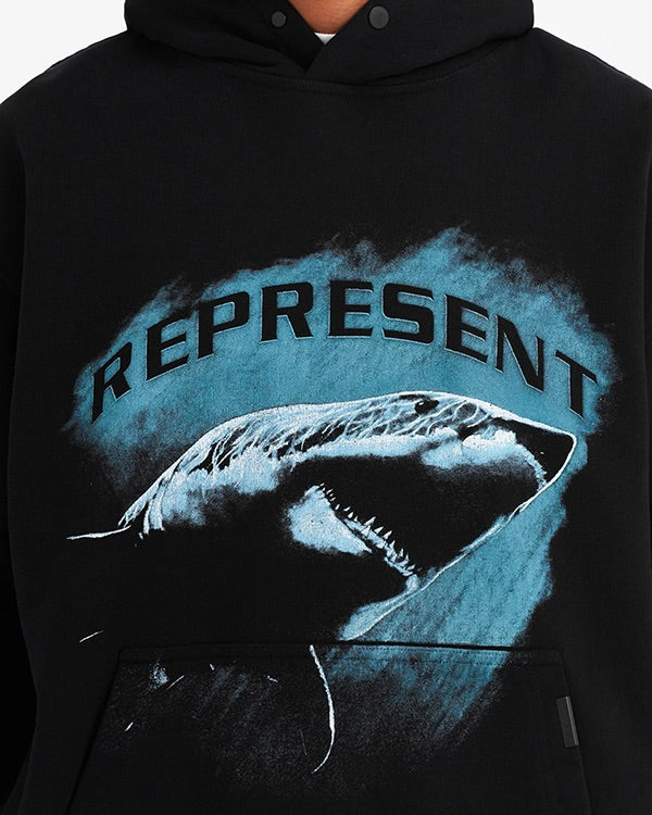 Represent Shark Hoodie Black-M04222-01