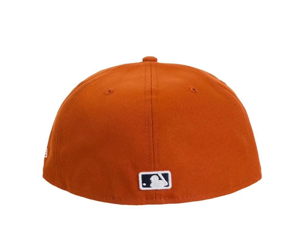 Supreme MLB Teams Detroit Box Logo New Era 59Fifty Fitted Cap Burnt Orange - SS24H85D-BRN