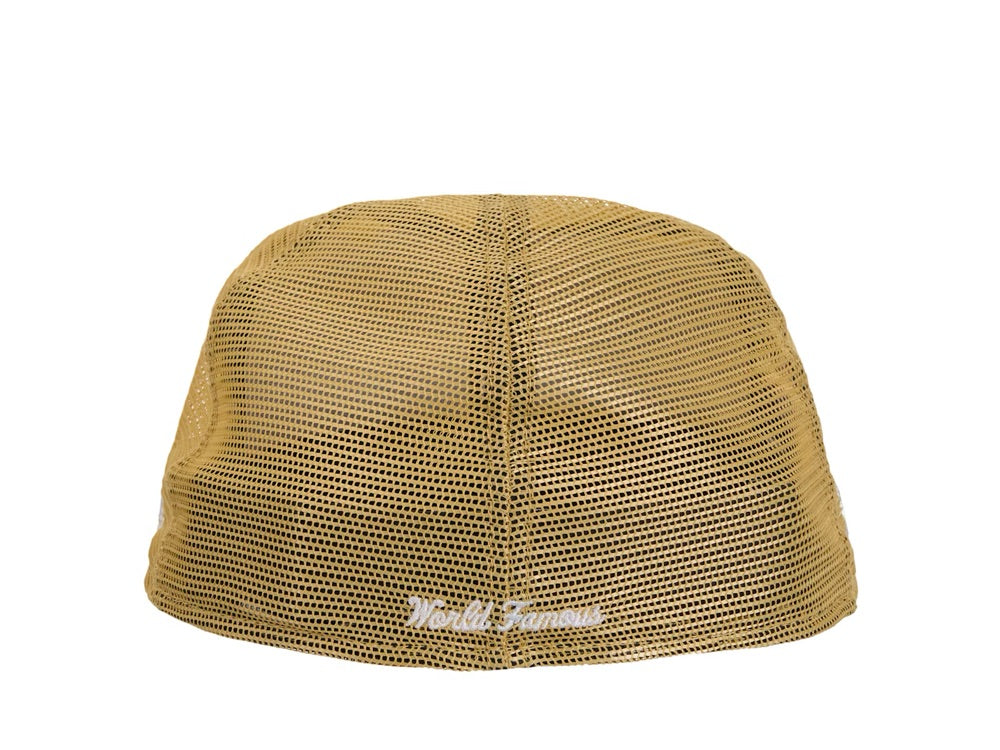 Supreme Box Logo Mesh Back New Era Cap (SS24) Light Gold - SS24H14-GLD