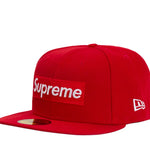 Supreme MLB Teams Atlanta Box Logo New Era 59Fifty Fitted Cap Red - SS24H85E-RED