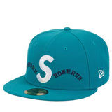 Supreme Homerun S Logo New Era 59Fifty Hat Teal