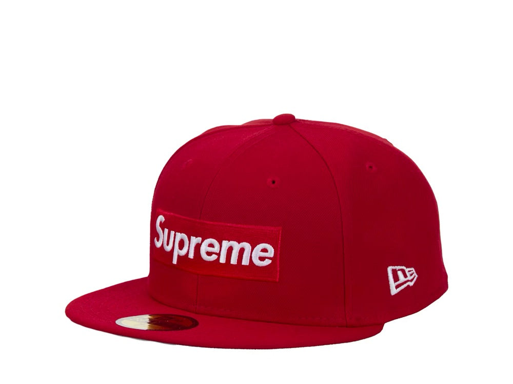 Supreme Championship Box Logo New Era 59Fifty Hat Red - SS25H112-RED