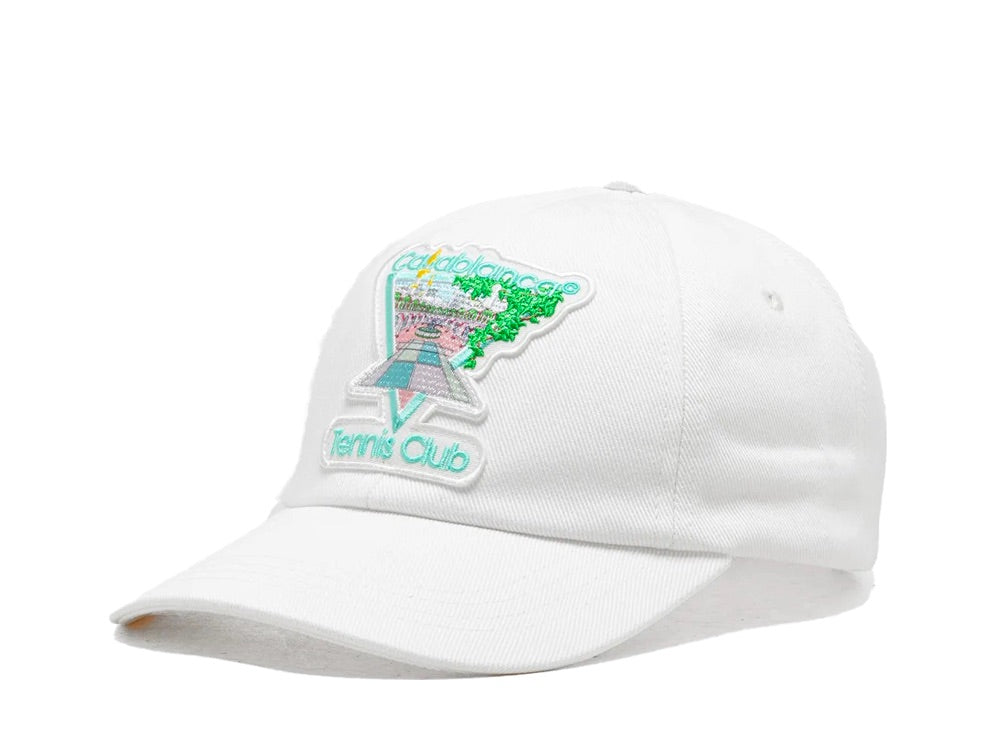 Casablanca Cap Tennis Club Icon White - AF23-HAT-002-03