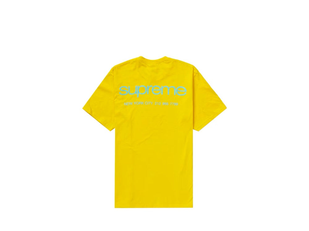 Supreme NYC Tee Yellow