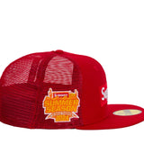 Supreme Box Logo Mesh Back New Era Cap (SS24) Red