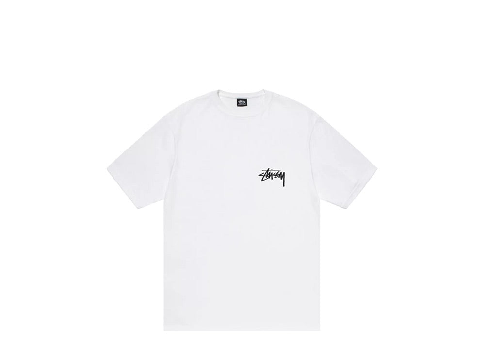 Stussy 8 Ball Fade Tee White (Heavyweight)