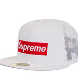 Supreme Box Logo Mesh Back New Era Cap (SS24) White - SS24H14-WHT