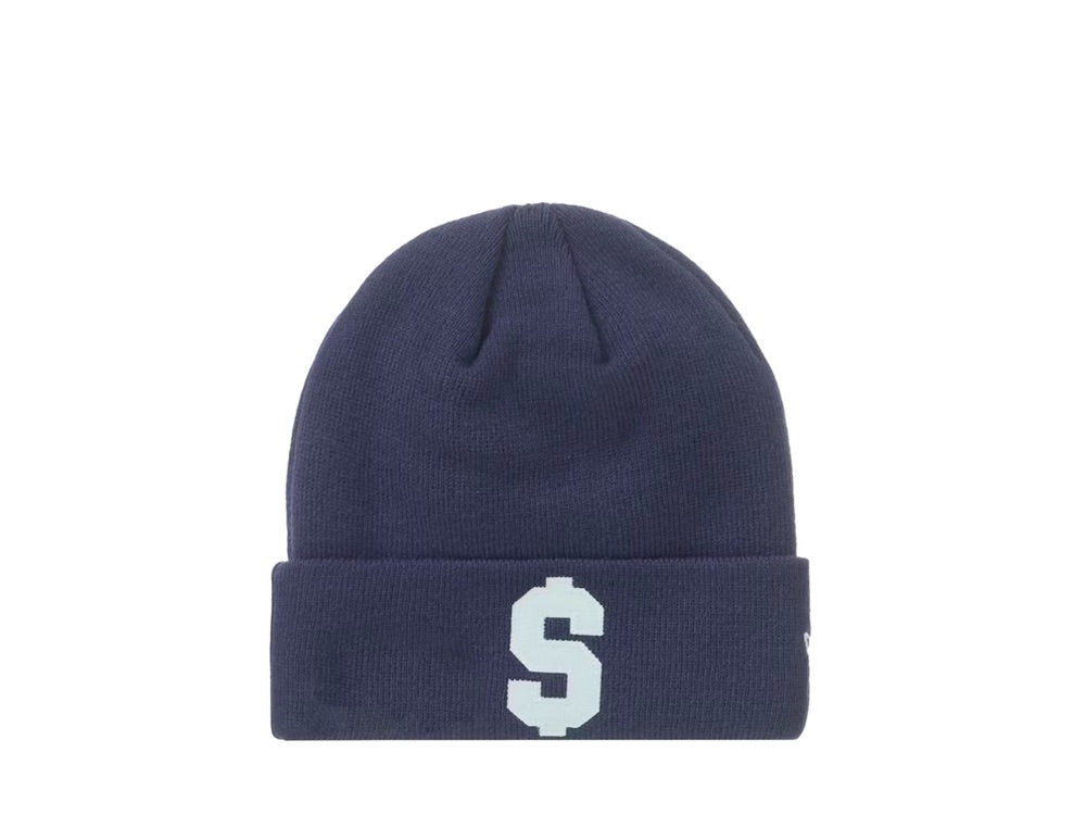 Supreme New Era $ Beanie Navy - SS24BN11-NVY