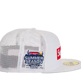 Supreme Box Logo Mesh Back New Era Cap (SS24) White - SS24H14-WHT