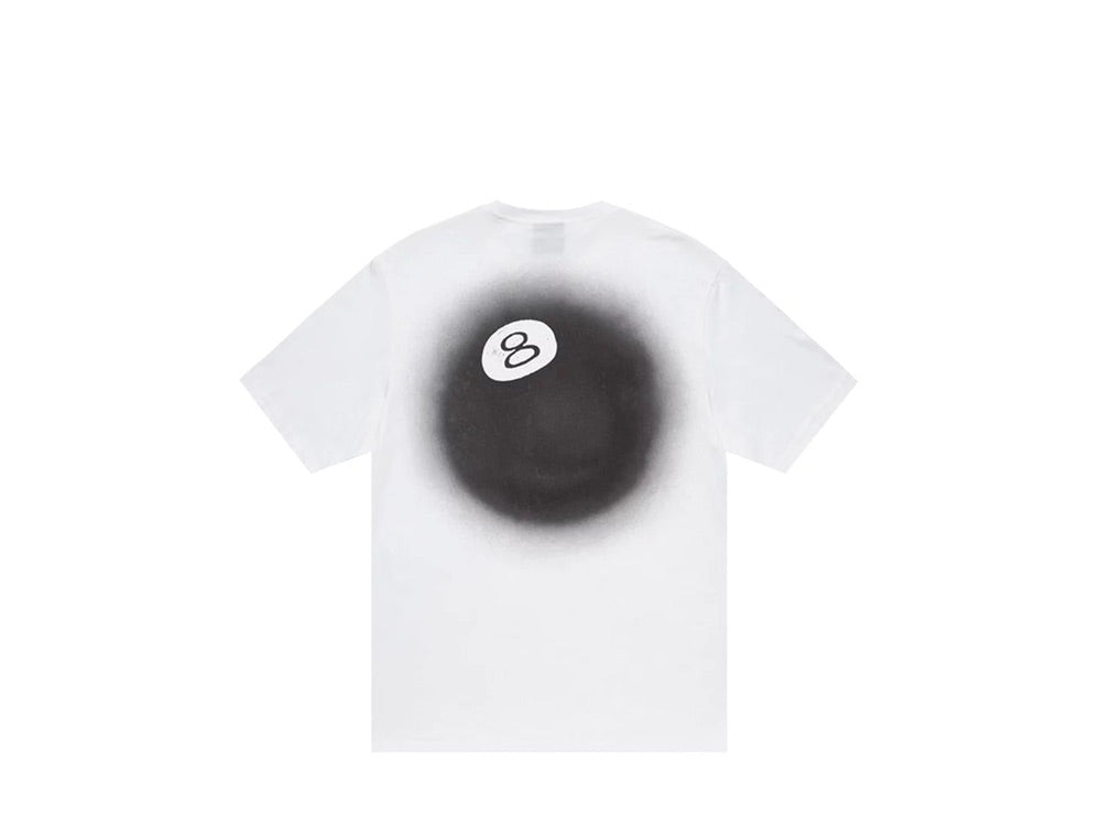 Stussy 8 Ball Fade Tee White (Heavyweight)