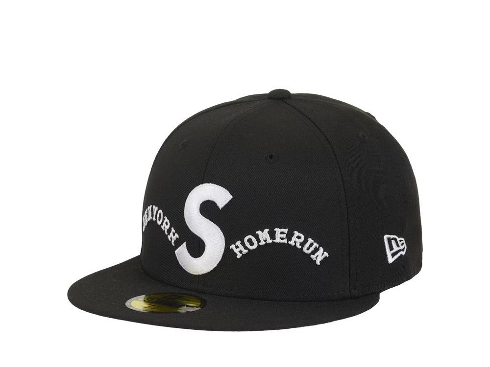 Supreme Homerun S Logo New Era 59Fifty Hat
Black
