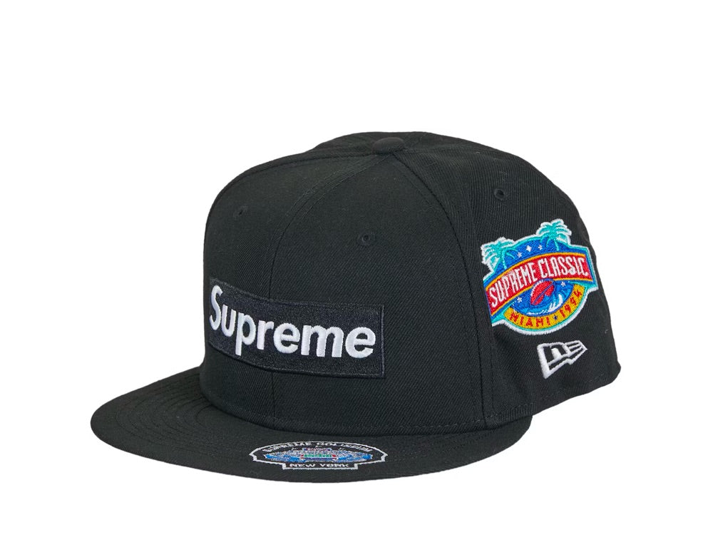 Supreme Championships Box Logo New Era Fitted Hat Black