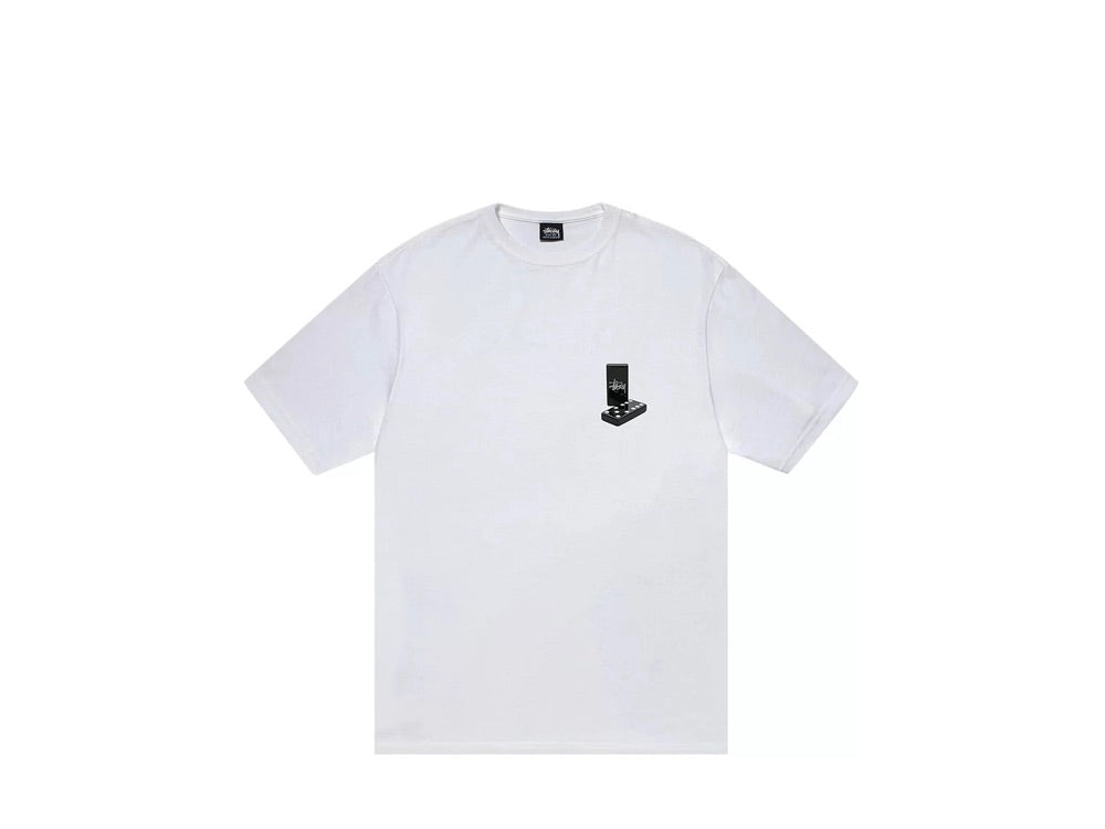 Stussy Dominoes Tee White (Heavyweight)