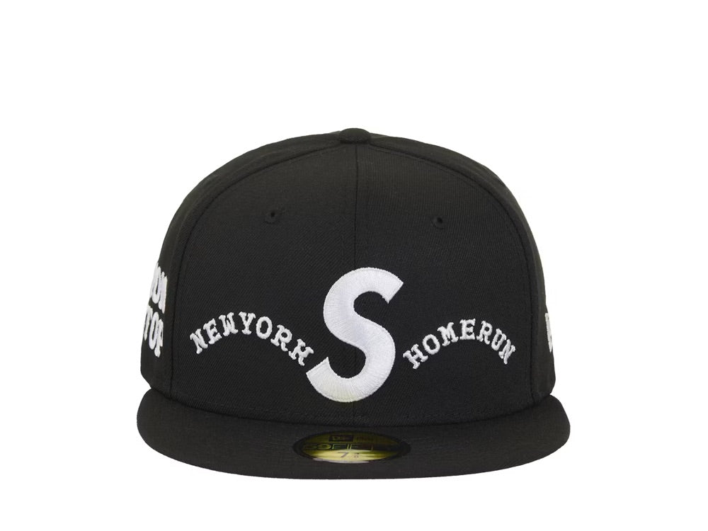 Supreme Homerun S Logo New Era 59Fifty Hat
Black