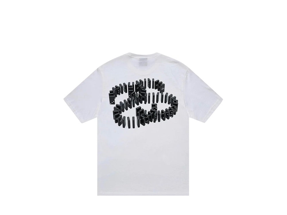 Stussy Dominoes Tee White (Heavyweight)