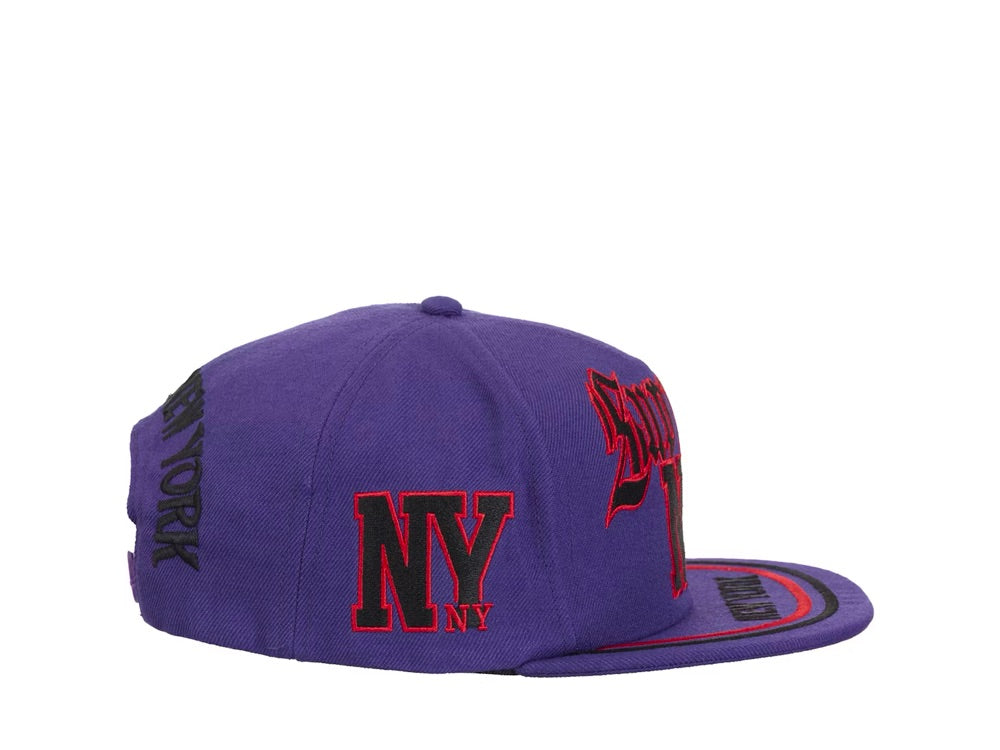 Supreme New York 6-Panel Purple - SS25H28-PURPLE