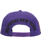 Supreme New York 6-Panel Purple - SS25H28-PURPLE