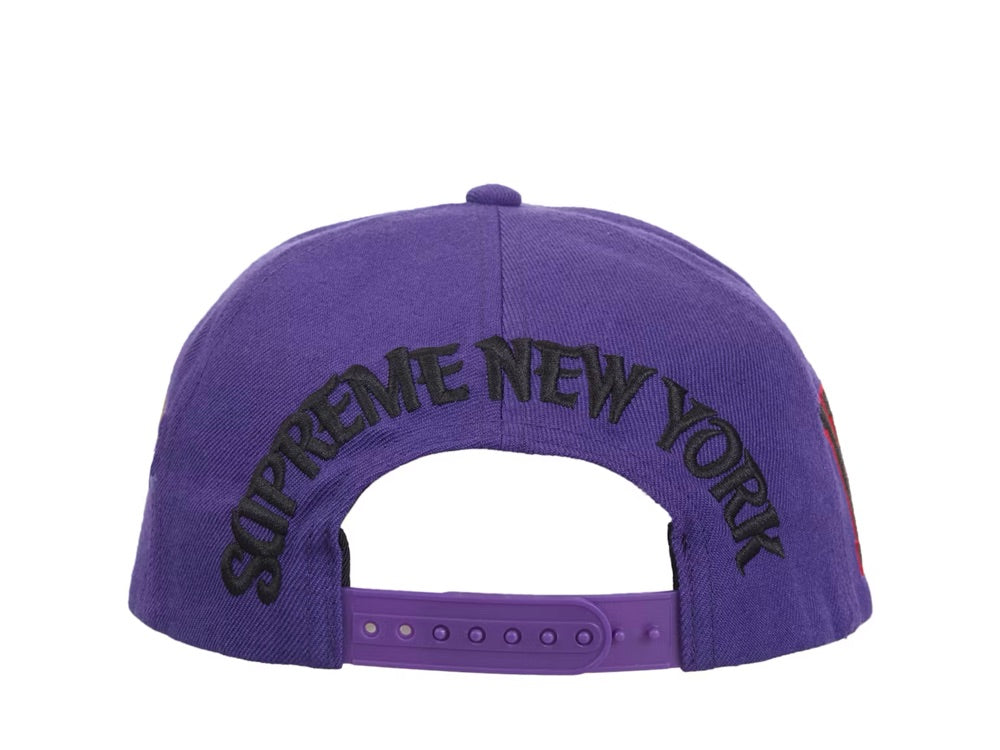 Supreme New York 6-Panel Purple - SS25H28-PURPLE