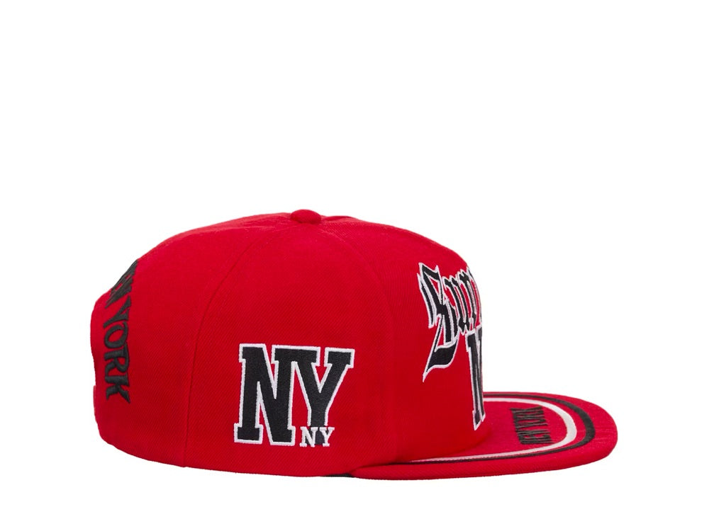 Supreme New York 6-Panel Red - SS25H28-RED