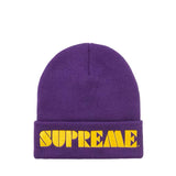 Supreme Stencil Beanie Purple - SS24BN15-PUR