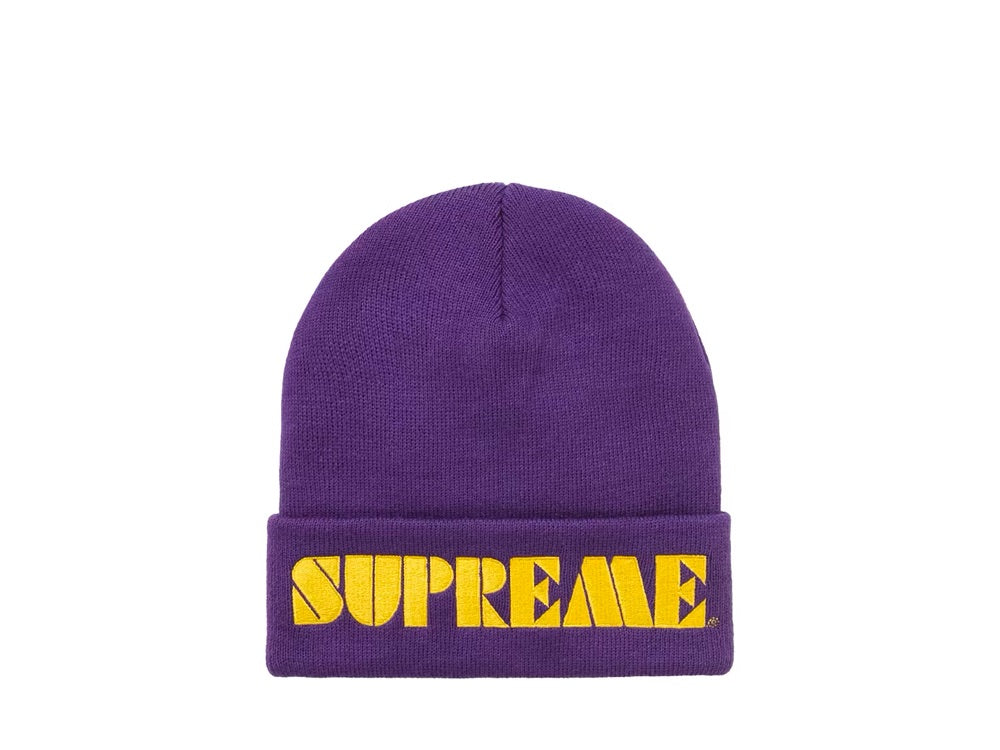 Supreme Stencil Beanie Purple - SS24BN15-PUR