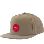 Supreme Twill Patch 5-Panel Cap Khaki - SS24H23-KHA