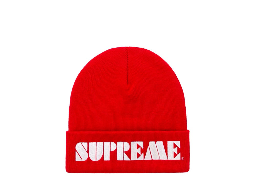 Supreme Stencil Beanie Red - SS24BN15-RED