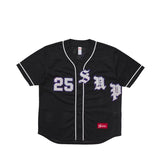 Supreme Old English Baseball Jersey Black - SS25KN10-BLACK