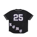 Supreme Old English Baseball Jersey Black - SS25KN10-BLACK