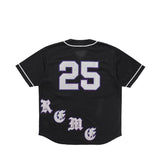 Supreme Old English Baseball Jersey Black - SS25KN10-BLACK