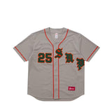 Supreme Old English Baseball Jersey Grey - SS25KN10-GREY