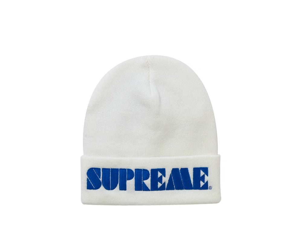 Supreme Stencil Beanie White - SS24BN15-WHT