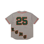 Supreme Old English Baseball Jersey Grey - SS25KN10-GREY