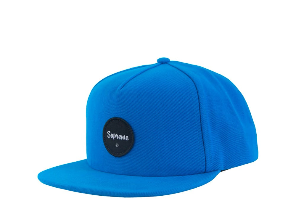 Supreme Twill Patch 5-Panel Cap Bright Blue - SS24H23-BRT