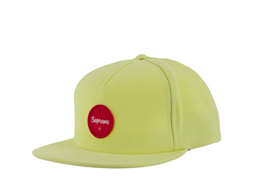 Supreme Twill Patch 5-Panel Cap Light Lime - SS24H23-LTL