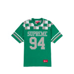 Supreme Patchwork Yoke Football Top Green - FW24KN33-GRN