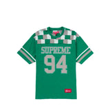 Supreme Patchwork Yoke Football Top Green - FW24KN33-GRN