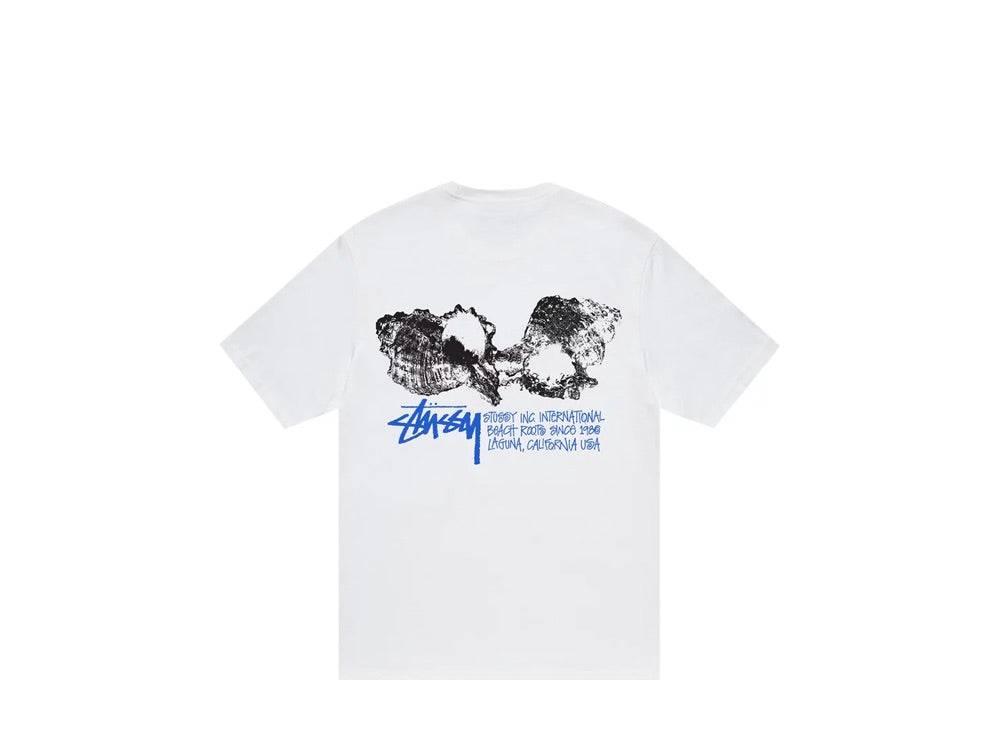 Stussy Shells Tee White - 1905067-WHT