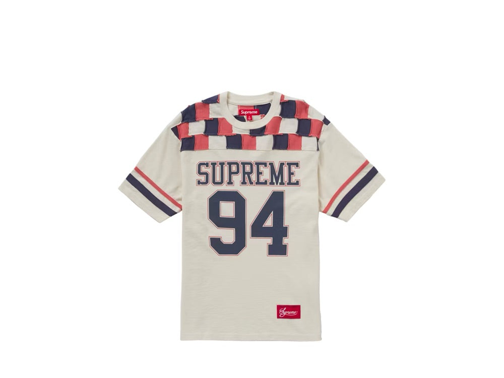 Supreme Patchwork Yoke Football Top Stone - FW24KN33-STN