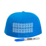 Supreme Sharpie Box Logo New Era Fitted Cap Blue - SS24H6-BLU