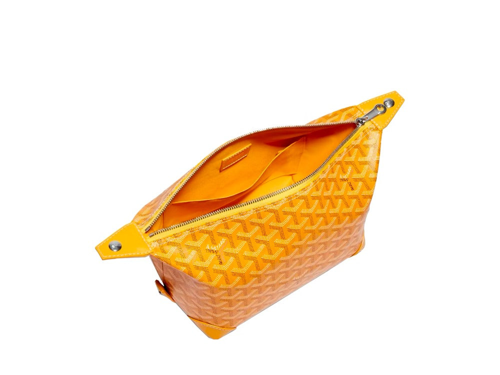 Goyard Bowling 25 Toiletry Bag Yellow